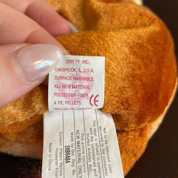 TY Beanie Babies Zodiac OX Plush 2000 TY Zodiac Collection Taurus - w/ Tag EUC - Picture 6 of 7